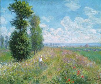 Claude Monet Monet Meadow-with-Poplars-Homepage oil painting picture